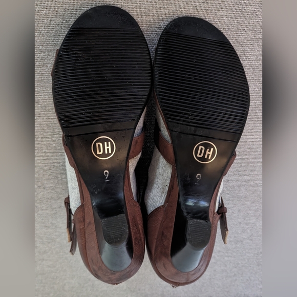 Denver Hayes leather strap sandals tan women's size 9 - Picture 6 of 6